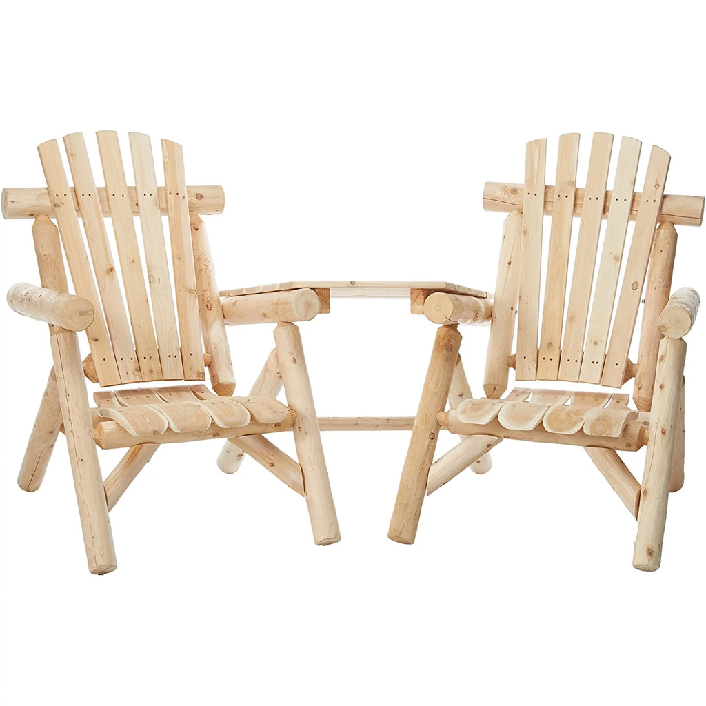 Natural White Cedar Patio Chairs R7908