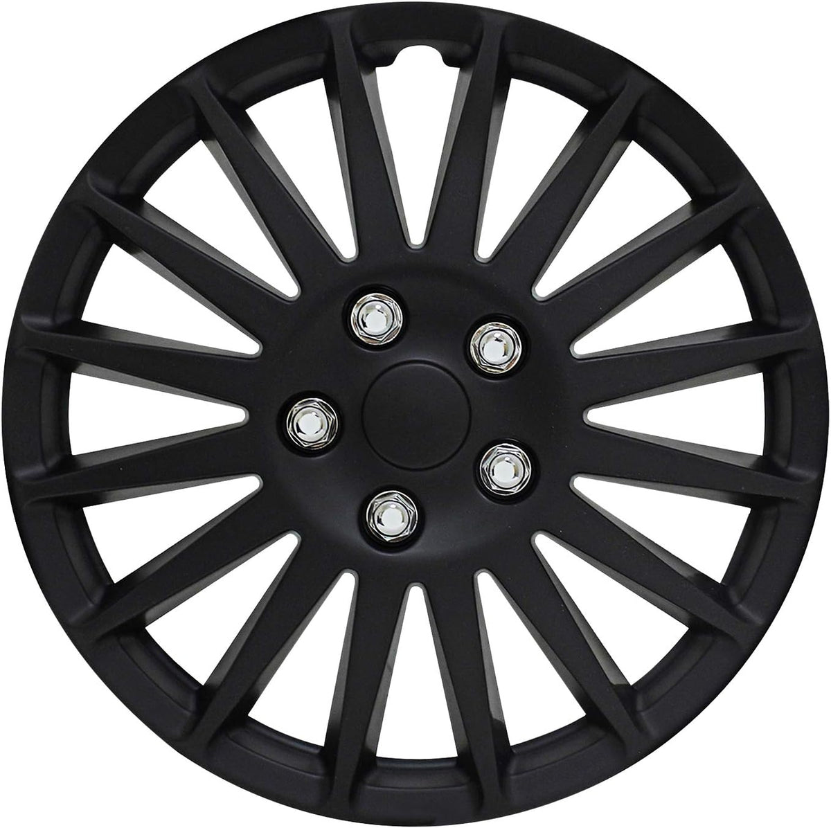 Dual Tone Chrome and Black 17" Set of 4 Y30806