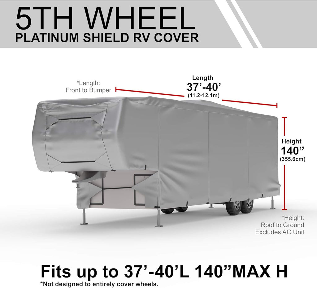 Weatherproof RV Cover for 26' - 30' 5th Wheel RV P81245