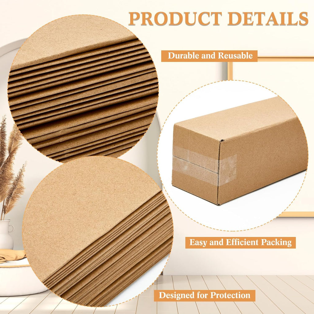 30 Pcs Tall Corrugated Boxes 4x4x48 Inches V188