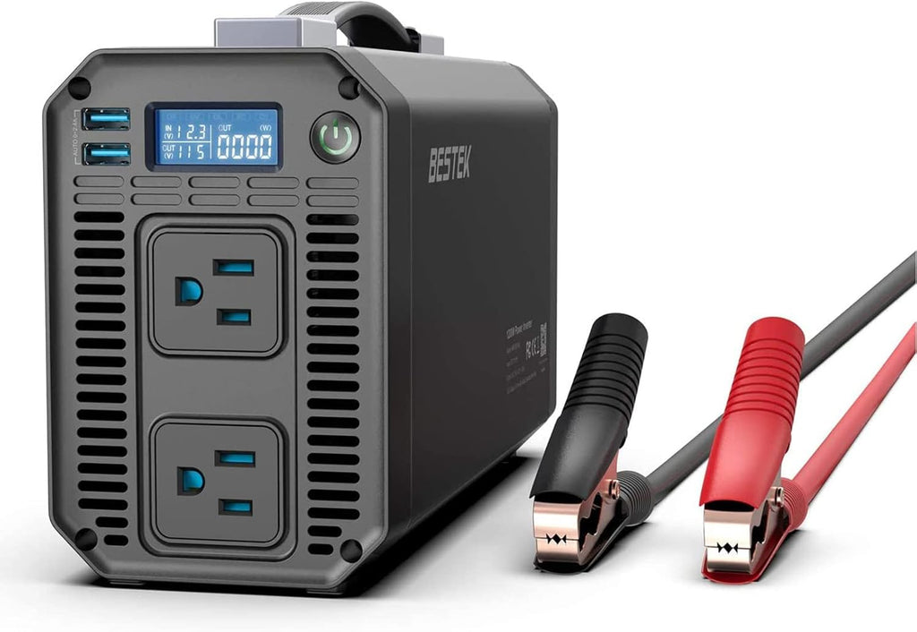 1200W Car Power Inverter with LCD Display Dual USB L325