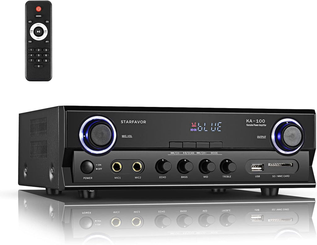 2 Channel Stereo Receiver Amplifier with USB SD Card FM LED Display S8815