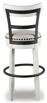 White Bar Height Bar Stool L533