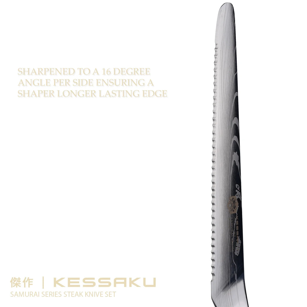 5-Inch Forged High Carbon Stainless Steel Steak Knife Set H8624