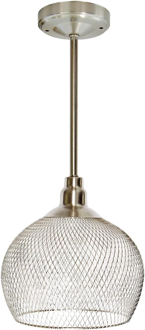 12volt DC LED Pendant Light with Cage Shade D432598