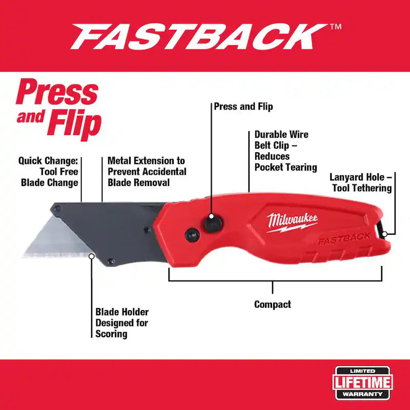 Compact Tape Measure with Folding Utility Knife U67113