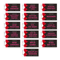 16-Pk Red Bow Love Coupons for Couples A86057