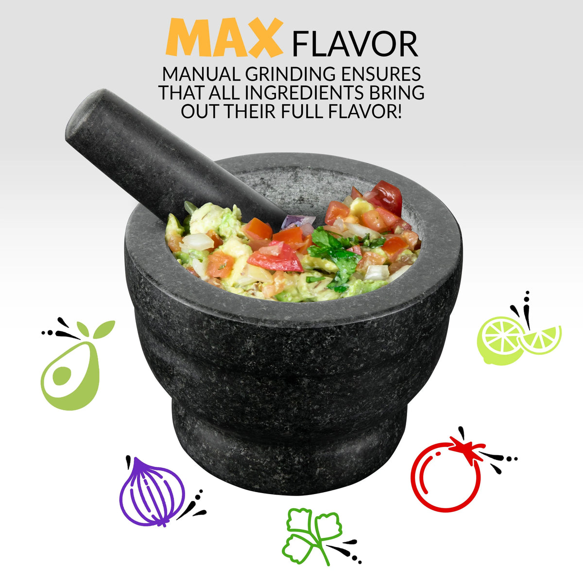 5-Inch Granite Mortar & Pestle H34548