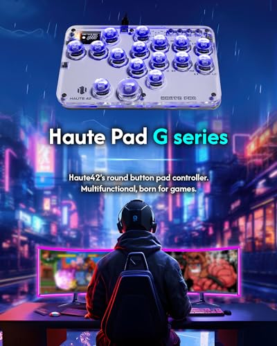 Arcade Stick 16Keys All-Button with Custom RGB & Turbo Functions Q973675