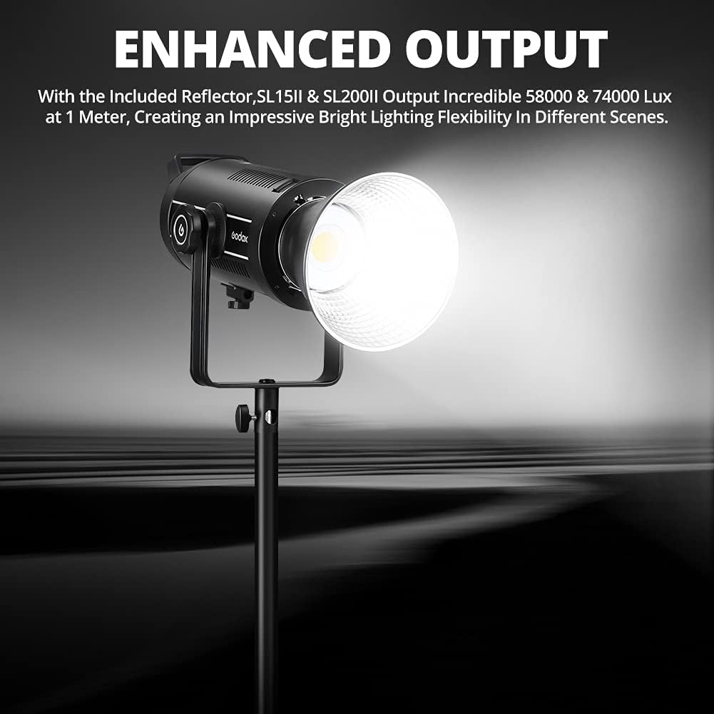 LED Video Light 150W Bowens-Mount Daylight Balanced 5600K CRI96 B9375