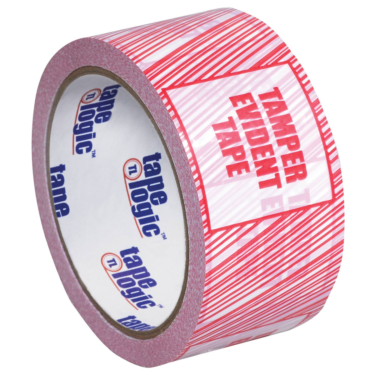 Security Tape, 3x22 x 110 yds, Red/White, 24/Case Z614730