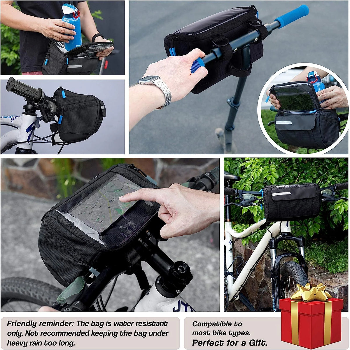 4L Waterproof Bike Handlebar Bag M214701
