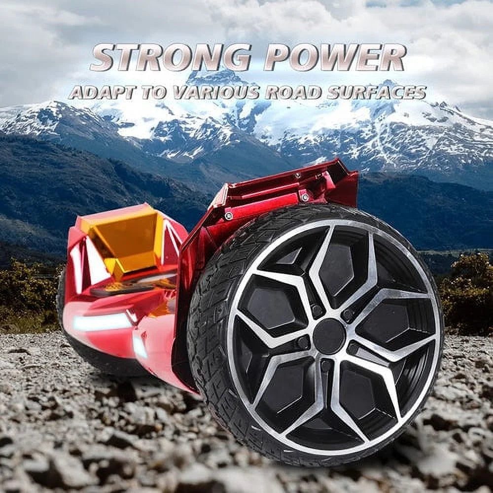 8.5" Bluetooth Hoverboard with Metal Wheels and LED Lights Q540018