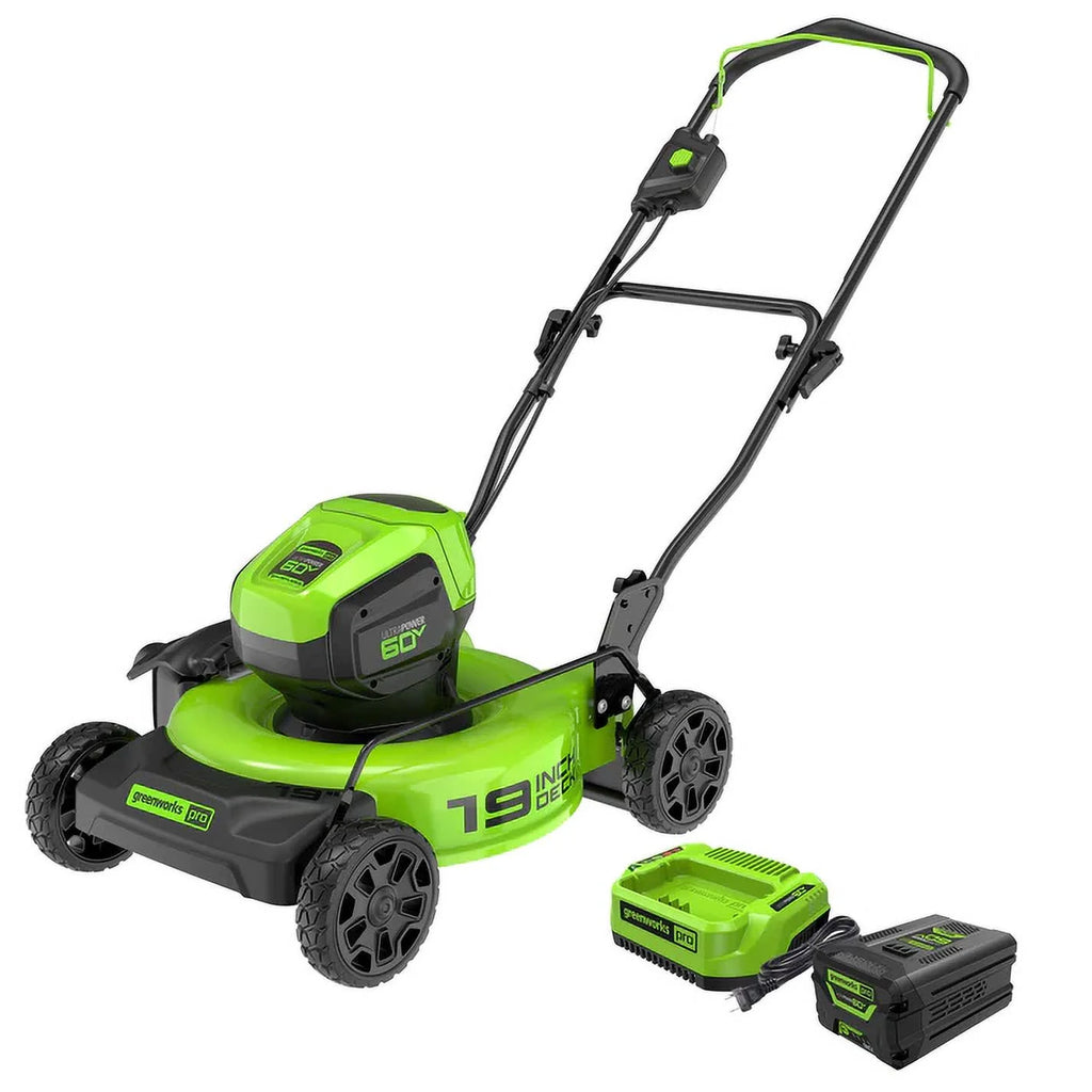 60V 19 Cordless Battery Push Lawn Mower with 5.0Ah Battery & Charger S46991