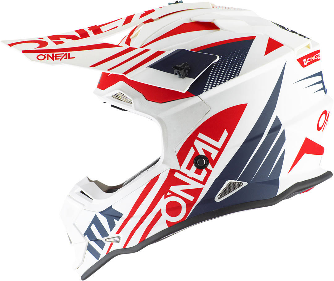 White/Blue/Red Racing Helmet K344758