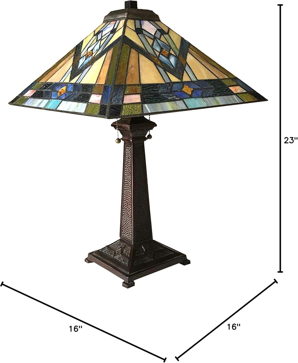 Antique Dark Bronze Table Lamp F375