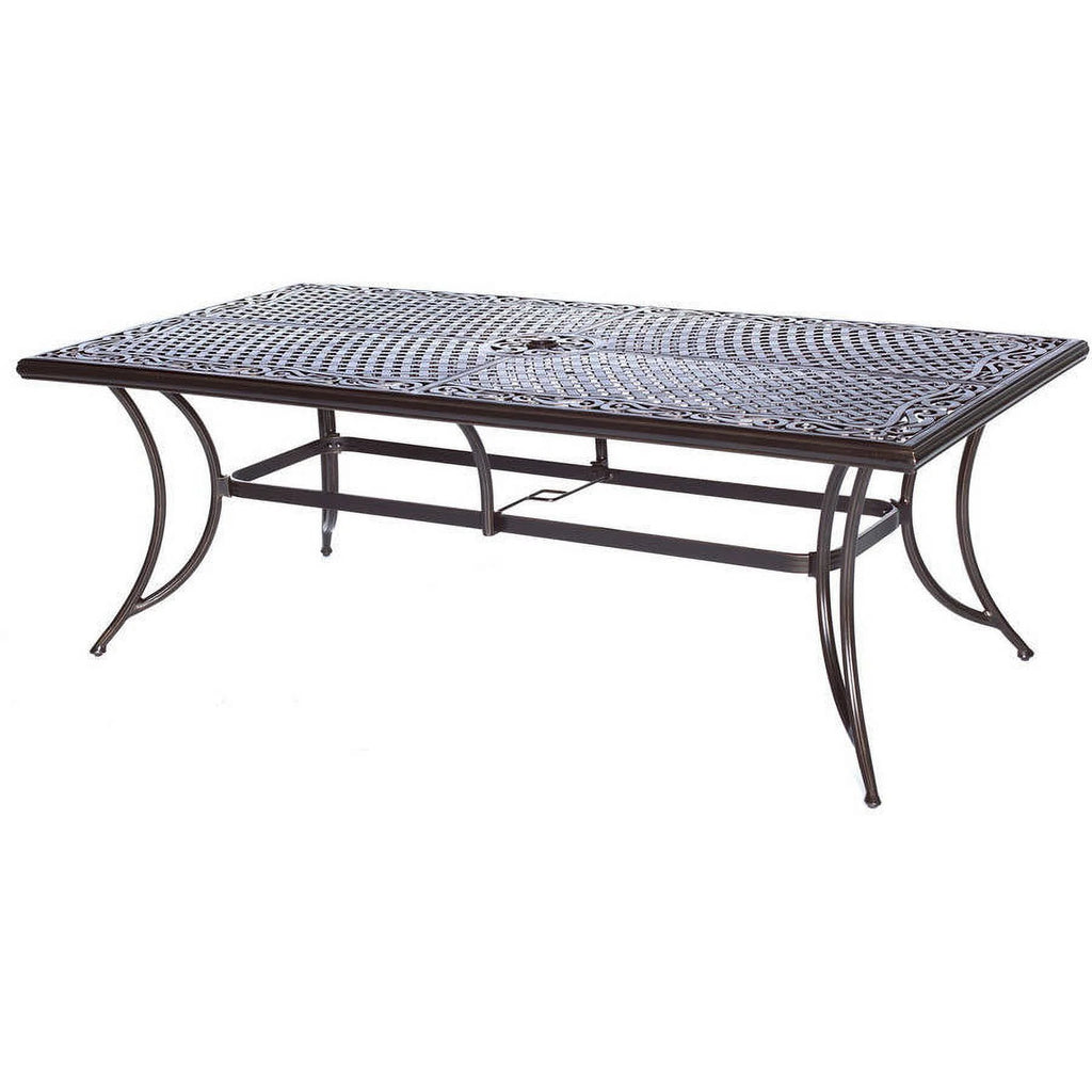 9-Piece Aluminum Outdoor Dining Set with 8 Swivel Rockers Y848