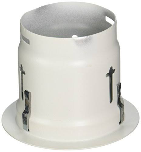 3-3/4 inch Round Matte White Down Light Step Reflector Baffle Trim Z71740