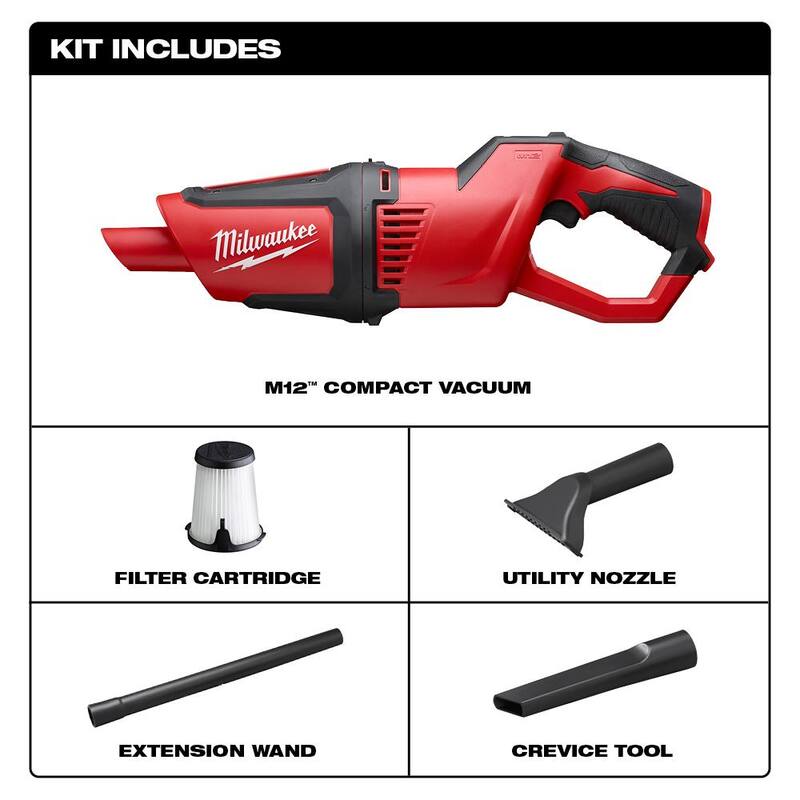 12-Volt Lithium-Ion Brushless Cordless Hammer Drill and Impact Driver Combo Kit with Compact Vacuum N4673