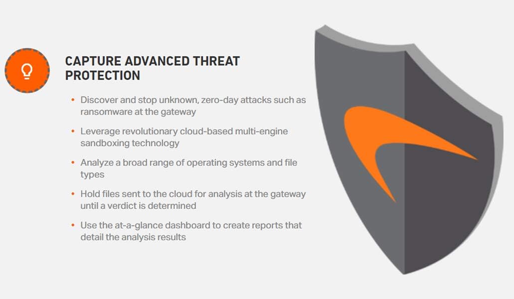 3 Year Capture Advanced Threat Protection Service Suite for TZ270 W2069