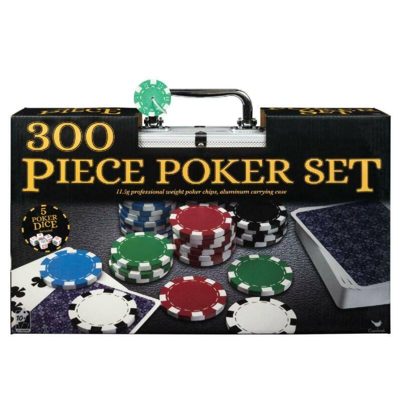 300-Piece Poker Set in Aluminum Carry Case K917