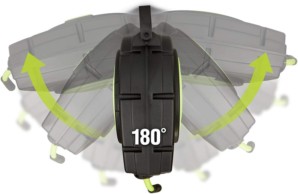 Retractable Enclosed Plastic Air Hose Reel, 3/8 in. x 50 ft A2138