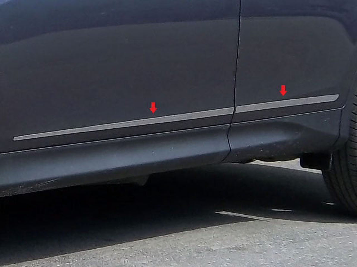 4Pc Stainless Steel Side Accent Trim W166