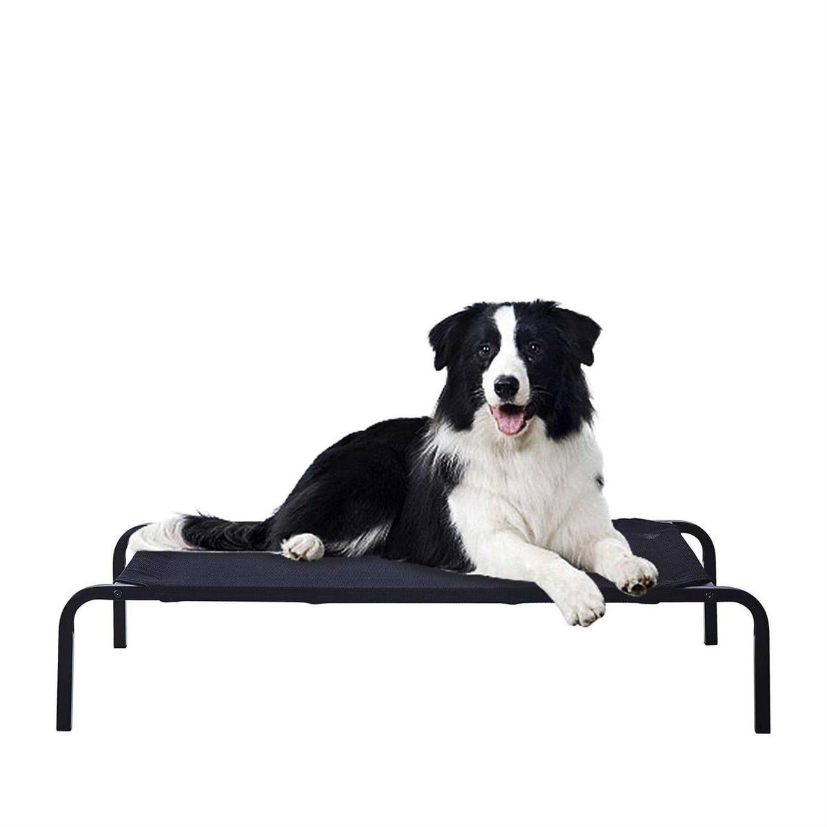 Portable Raised Cooling Steel-Framed Elevated Pet Bed A37323