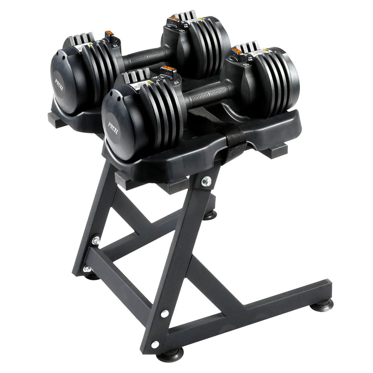 Adjustable Dumbbell Pair with Stand A6674