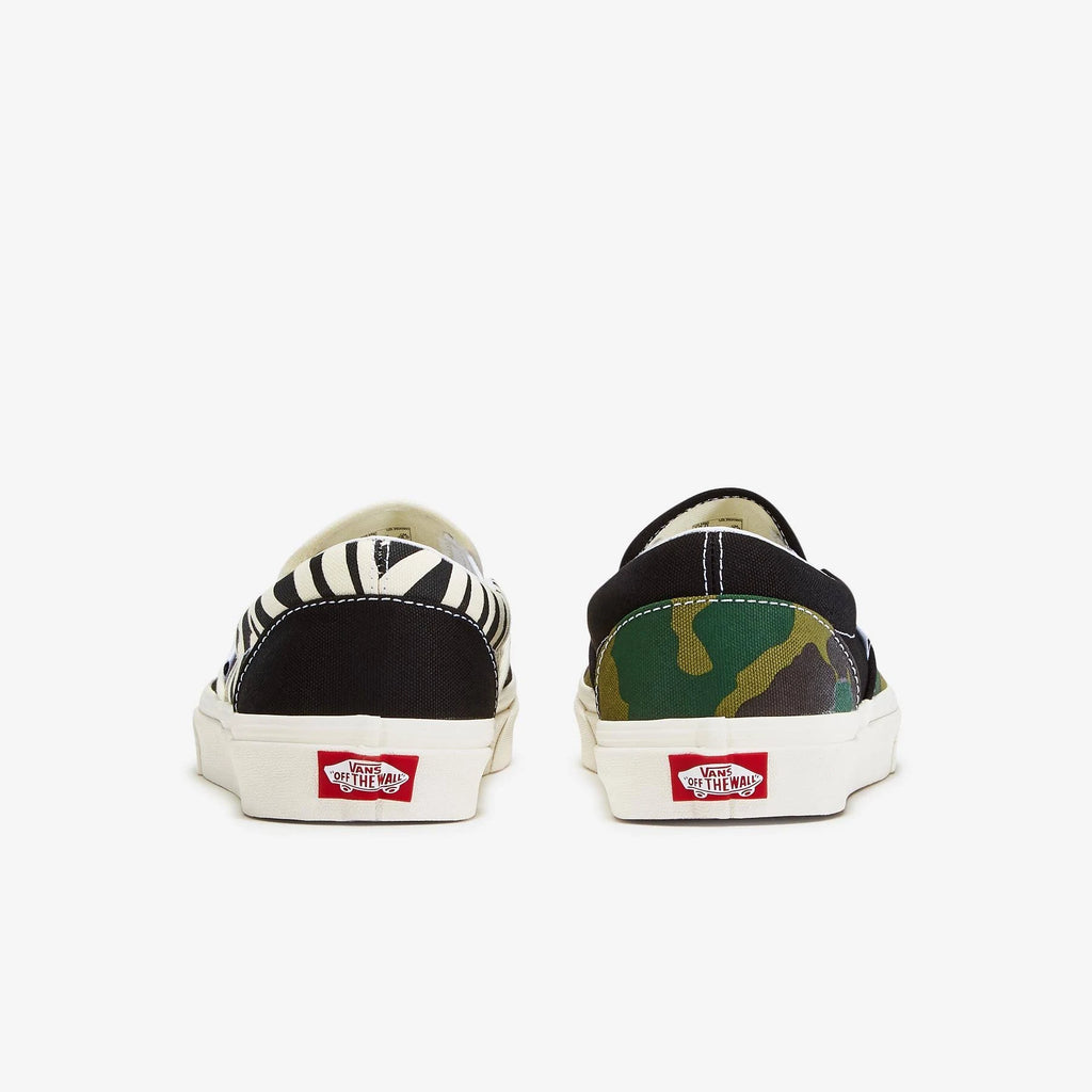 Zebra/Camo Slip-On Shoes A2102
