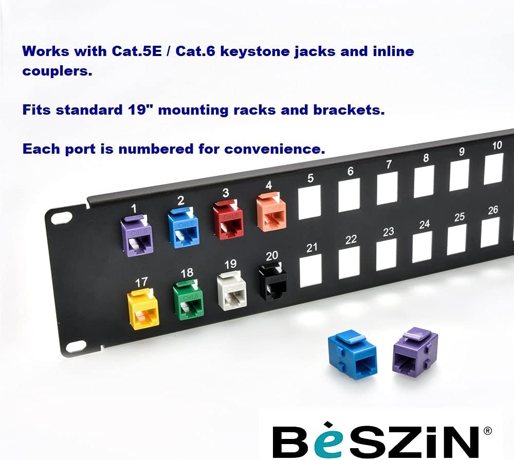 24 Port Blank Patch Panel F9350