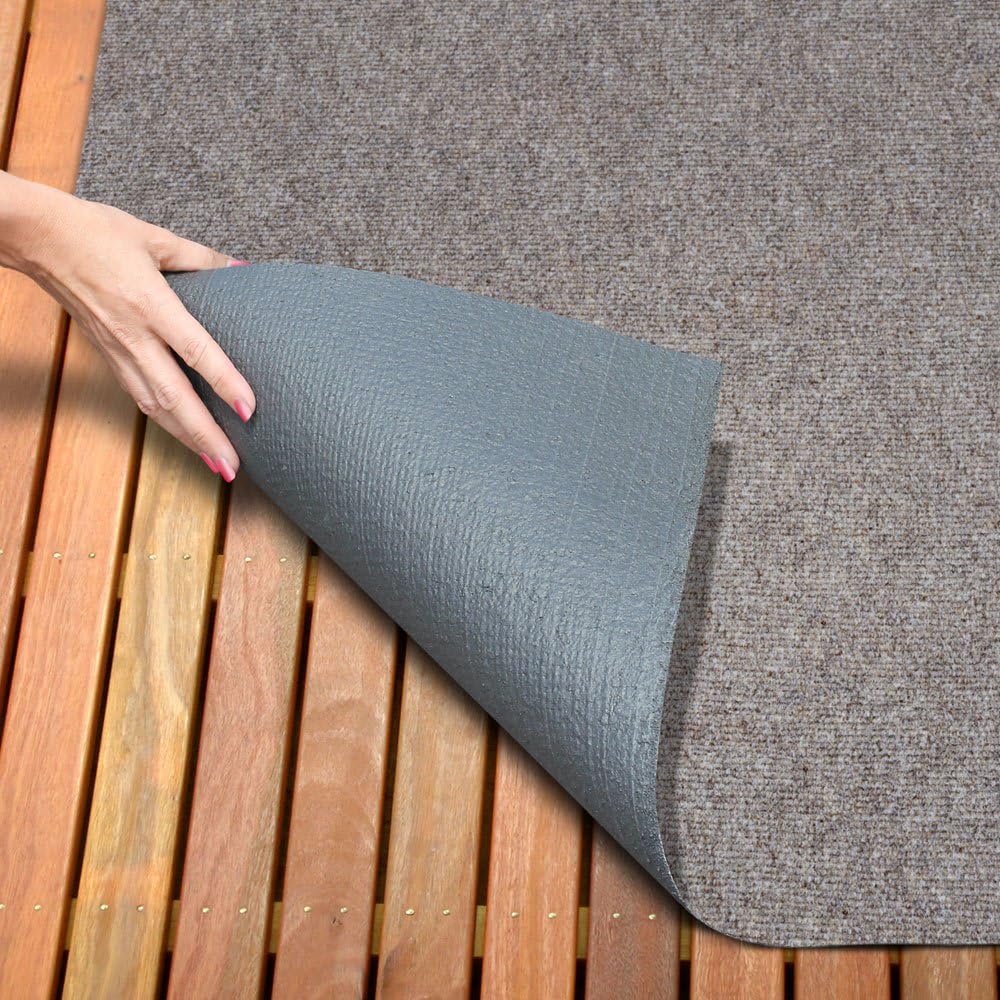 Indoor Outdoor Carpet with Rubber Marine Backing - Brown - 6 Feet x 30 Feet M3202