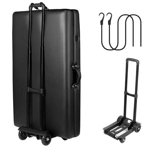 Portable Massage Table Cart with Wheels Foldable Y750