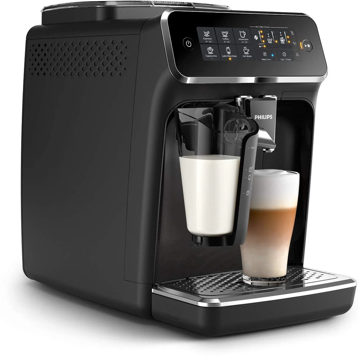 Fully Automatic Espresso Machine with LatteGo, Black A868491