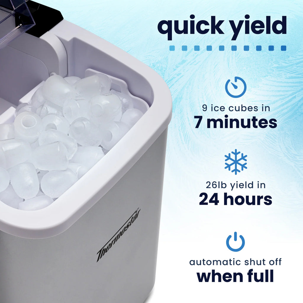 26-Pound Automatic Self-Cleaning Portable Countertop Ice Maker Z5401