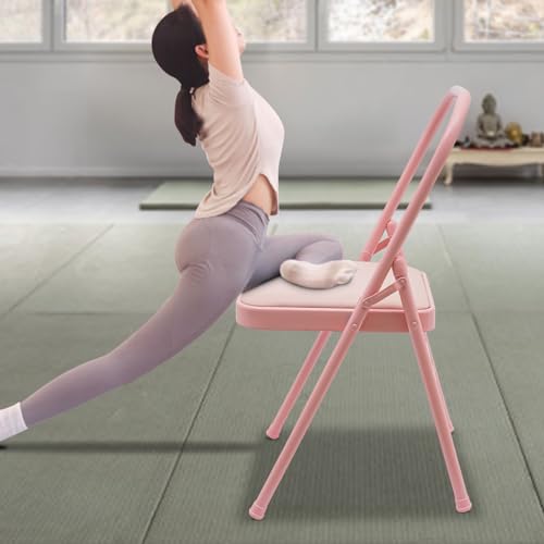 Foldable Yoga Chair with Lumbar Back Support V4543