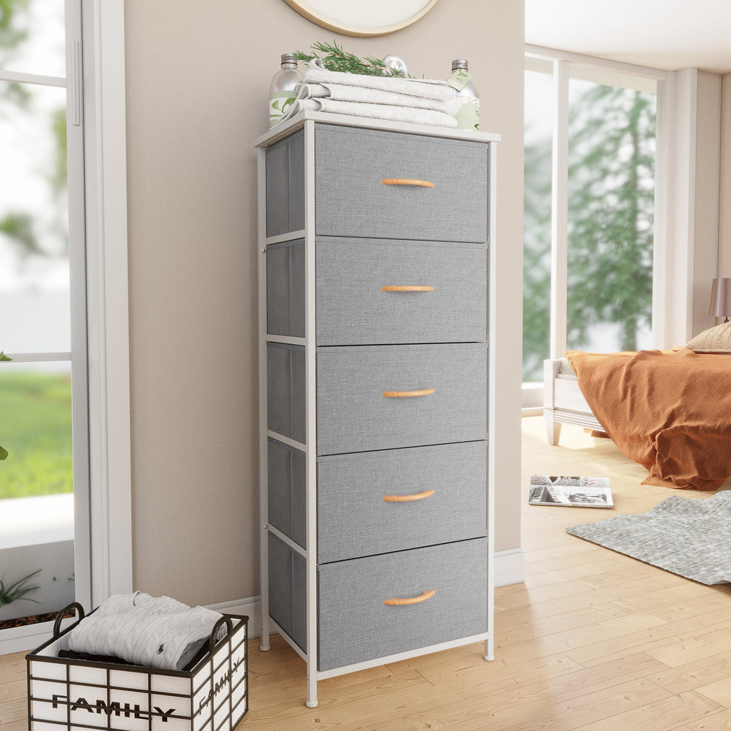 5 Drawers Fabric Dresser G288