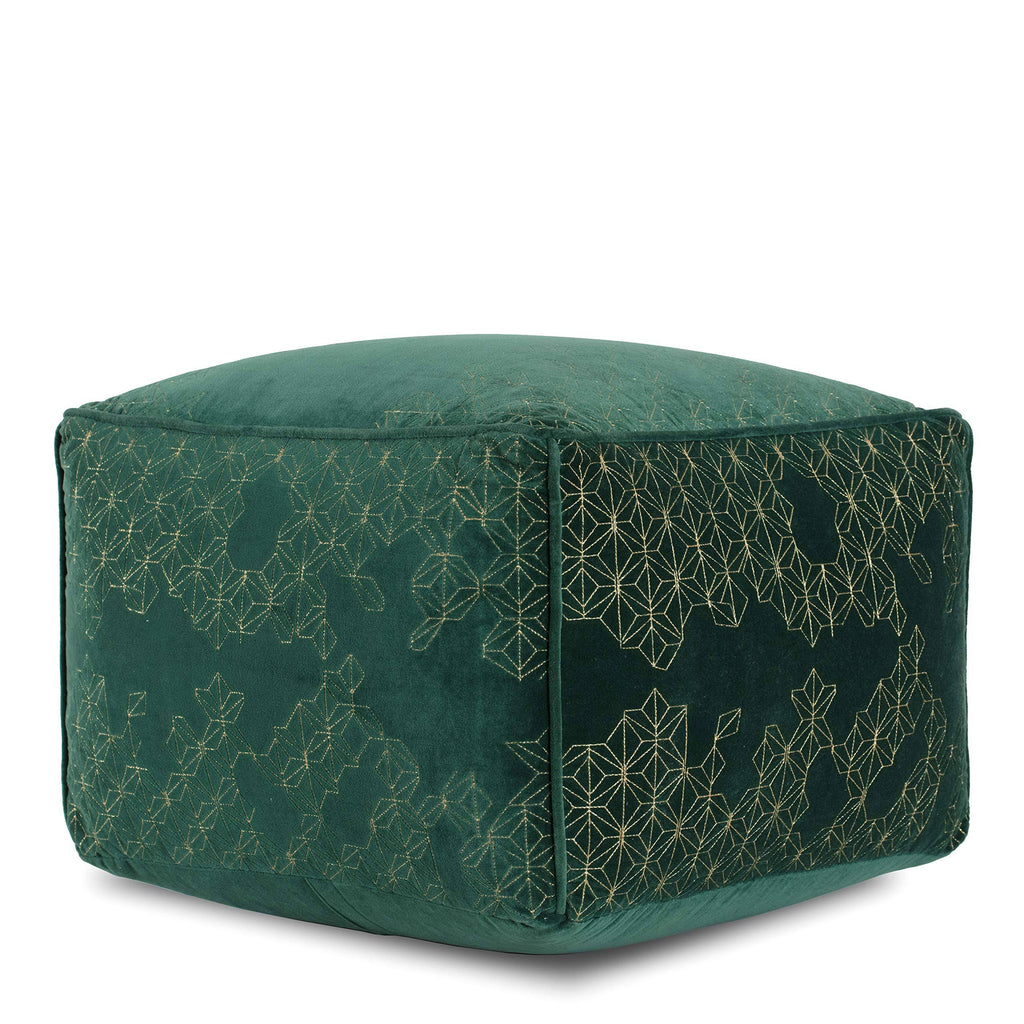 Emerald Square Pouf A909975