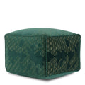 Emerald Square Pouf A909975