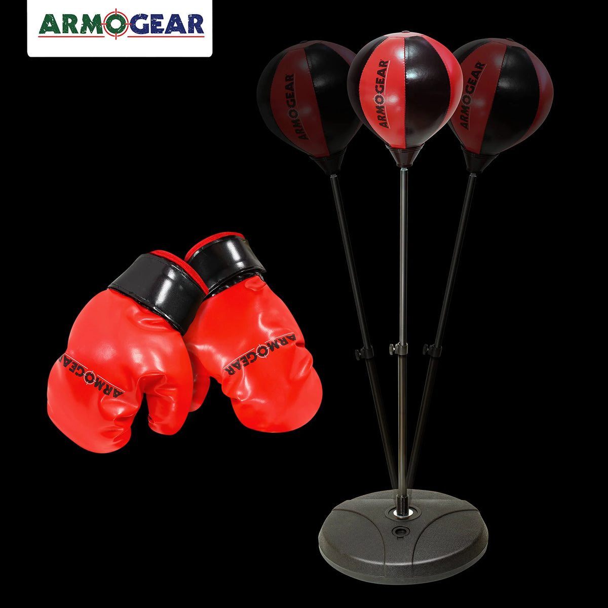 Kids Punching Bag with Stand, Gloves & Pump G54418