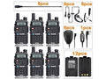 Dual Band Two Way Radio Black 6 Pack M667125