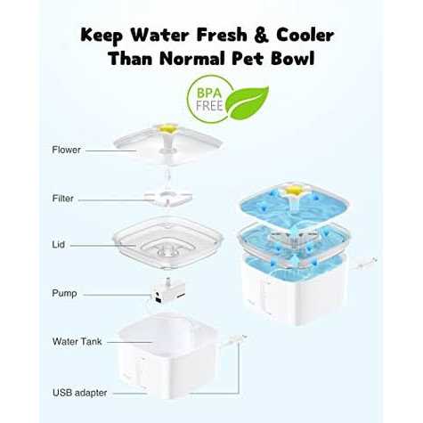 2.8L Automatic Pet Water Fountain B70787