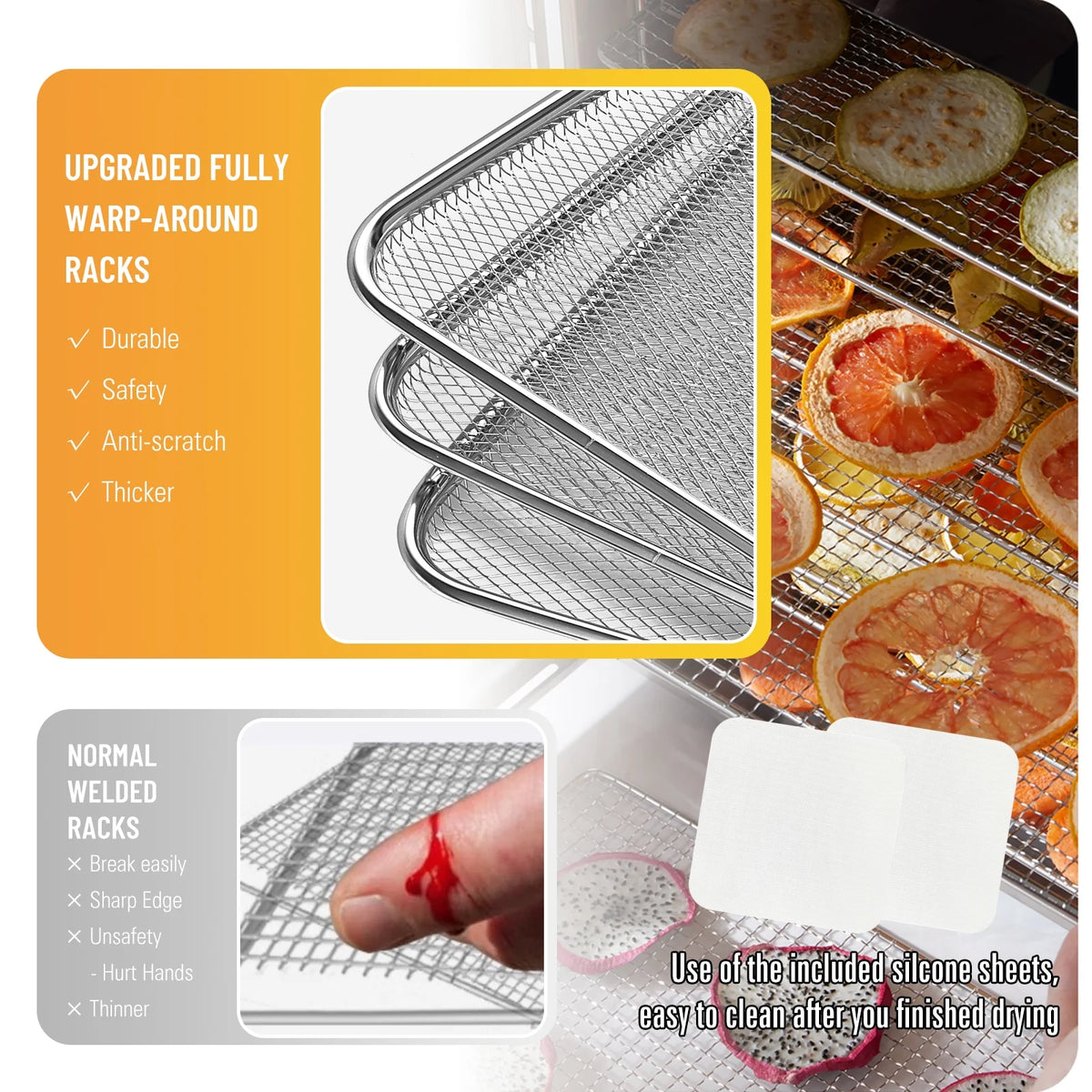 12 Trays Stainless Steel Food Dehydrator U143
