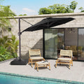 Navy 10FT Cantilever Patio Umbrella J35724