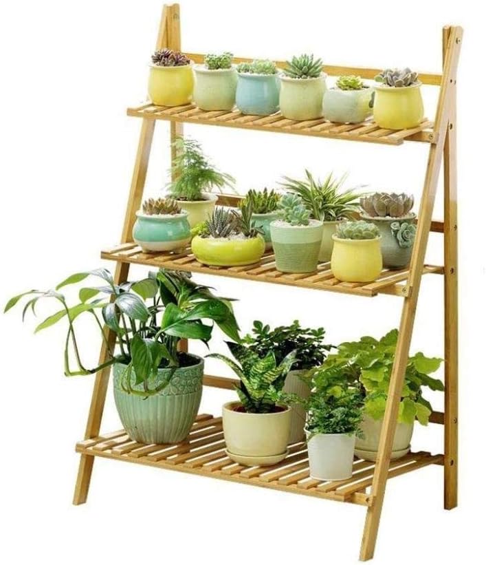 3 Layer Bamboo Wooden Plant Stand O202