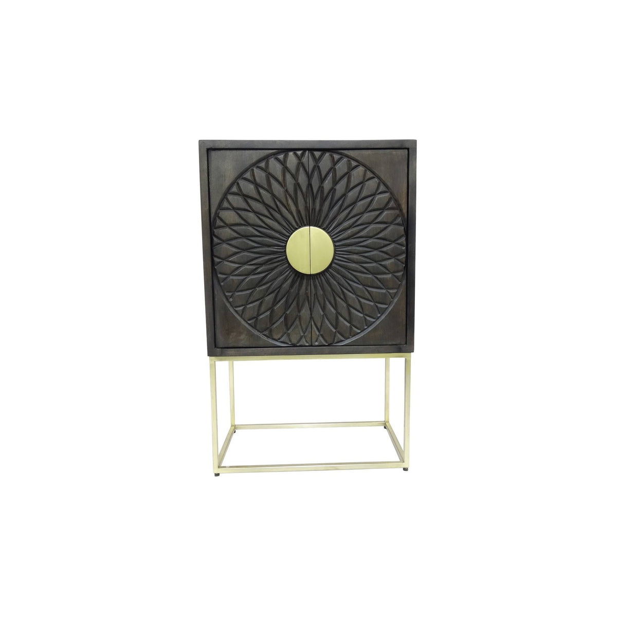 Solid Mango Wood Cabinet U8160