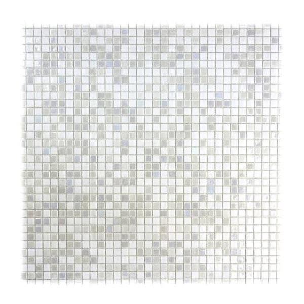 Iridescent Gray Glass Mosaic Tile S9103