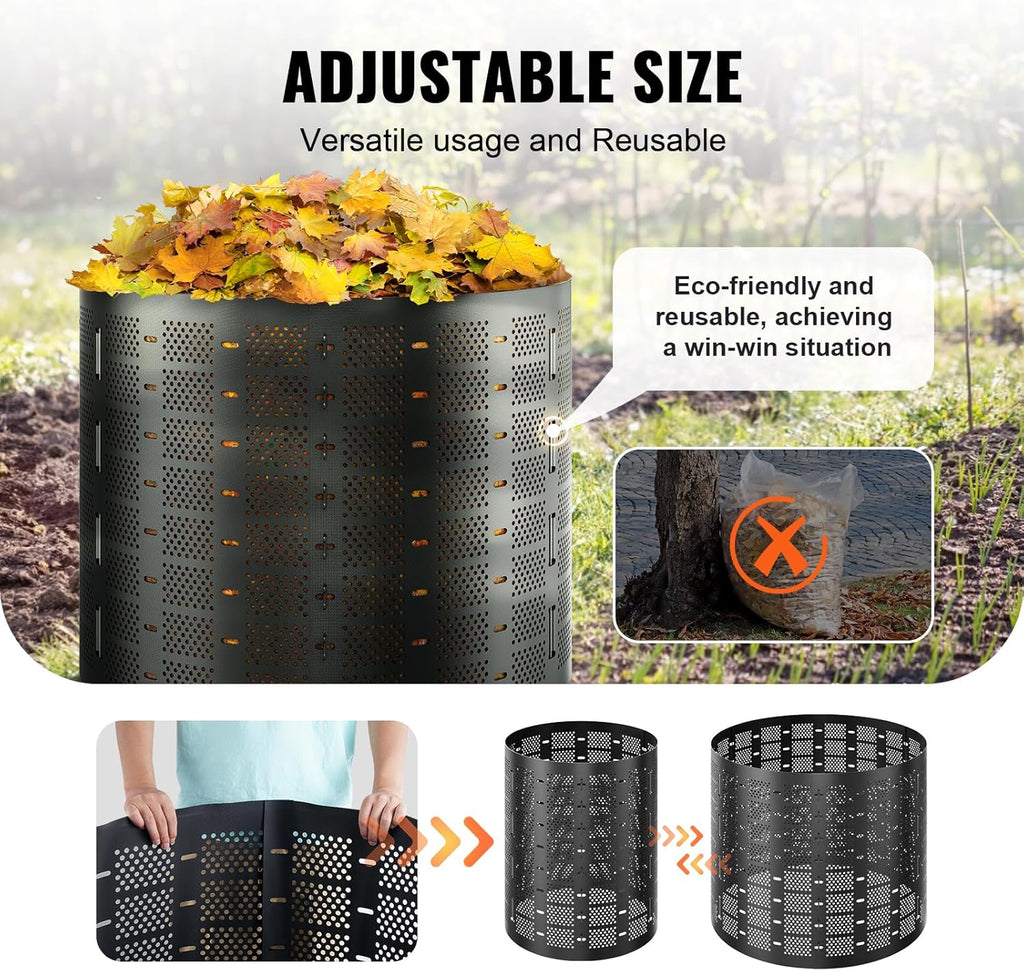 220 Gallon Expandable Composting Bin D419