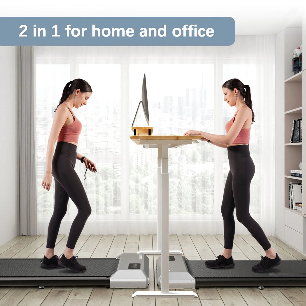 2.5Hp Ultra-Quiet Walking Pad Treadmill with Remote Control F782095