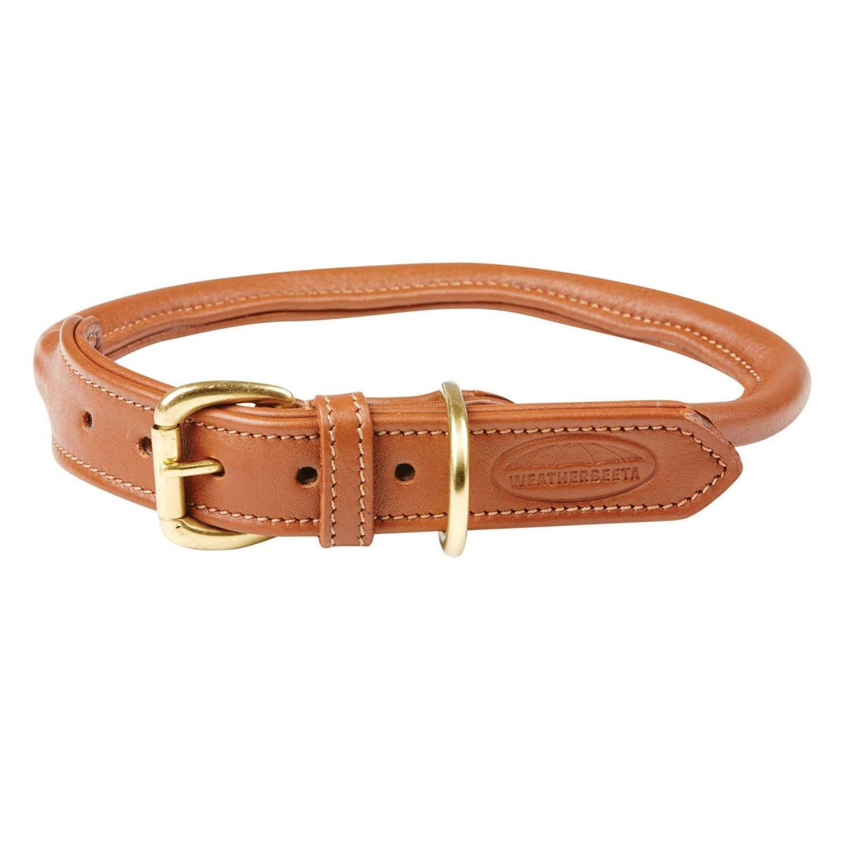 Rolled Leather Dog Collar K957